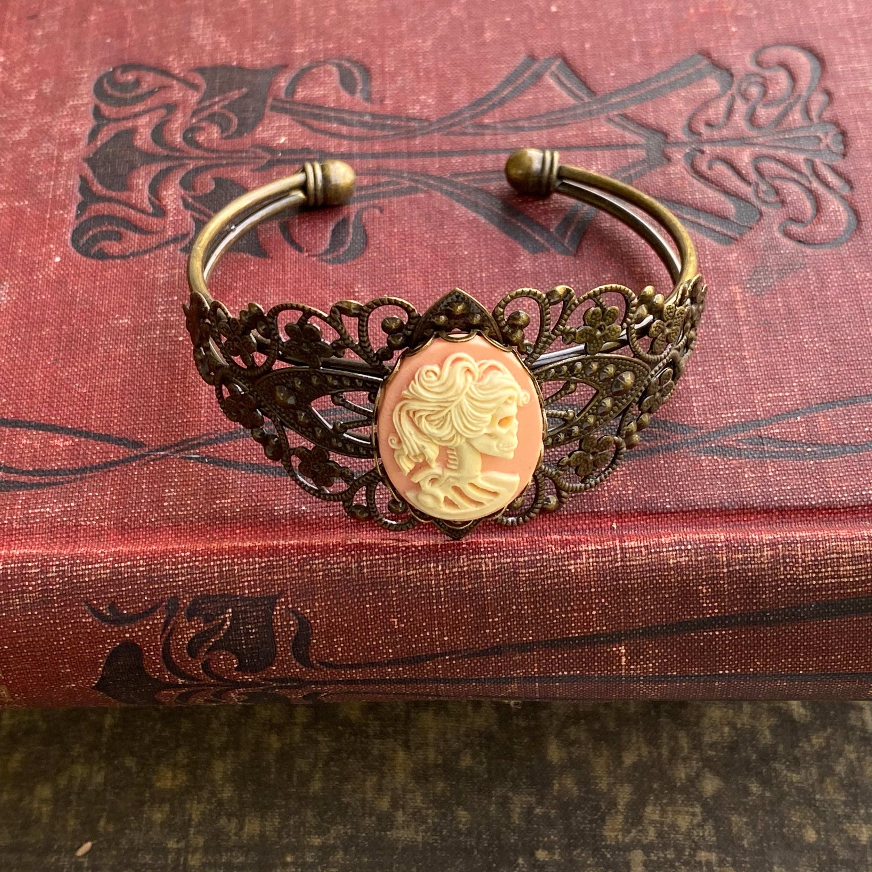 Skeleton Lady Cuff Bracelet