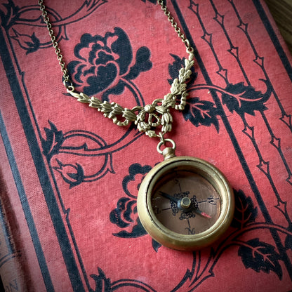 Filigree Compass Necklace