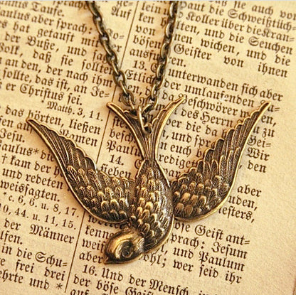 Swooping Bird Necklace