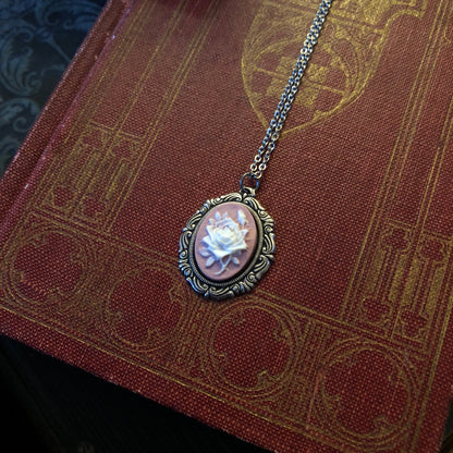 Rose Cameo Necklace