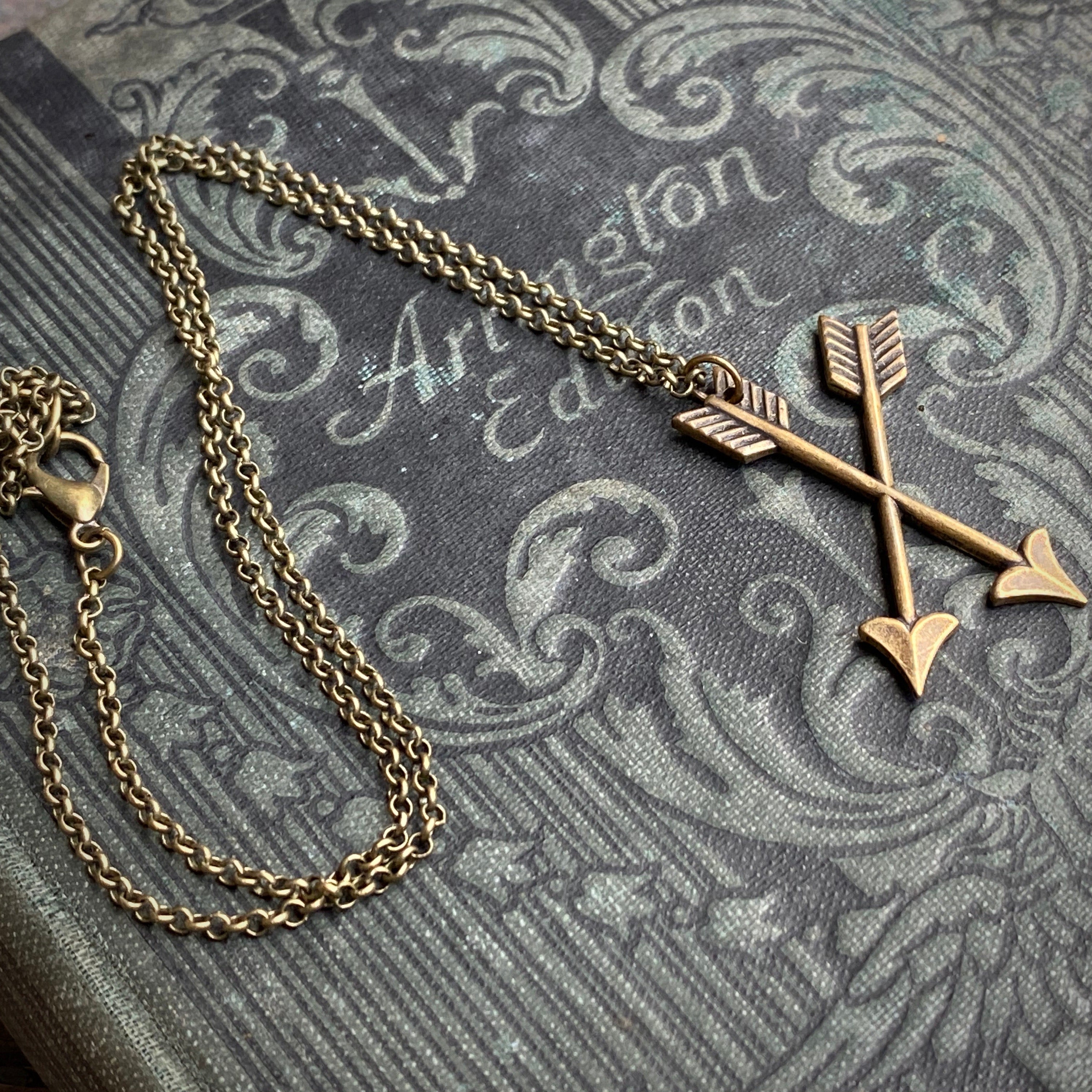 Crossed Arrows Necklace