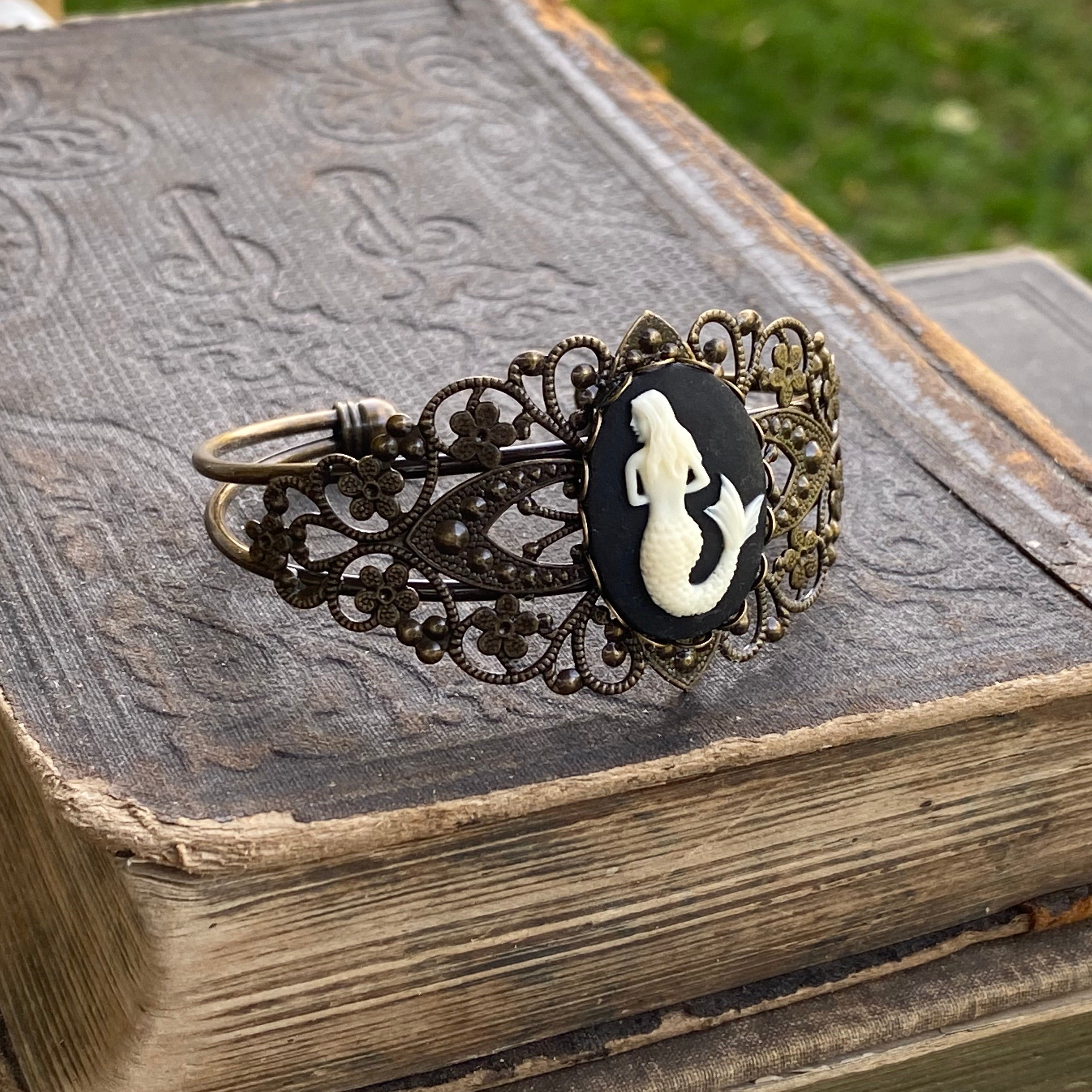 Mermaid Filigree Cuff Bracelet