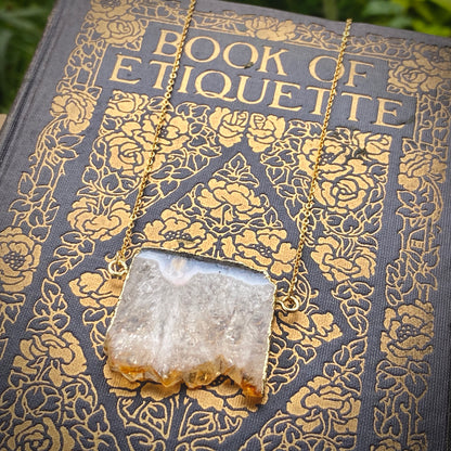 Citrine Quartz Necklace
