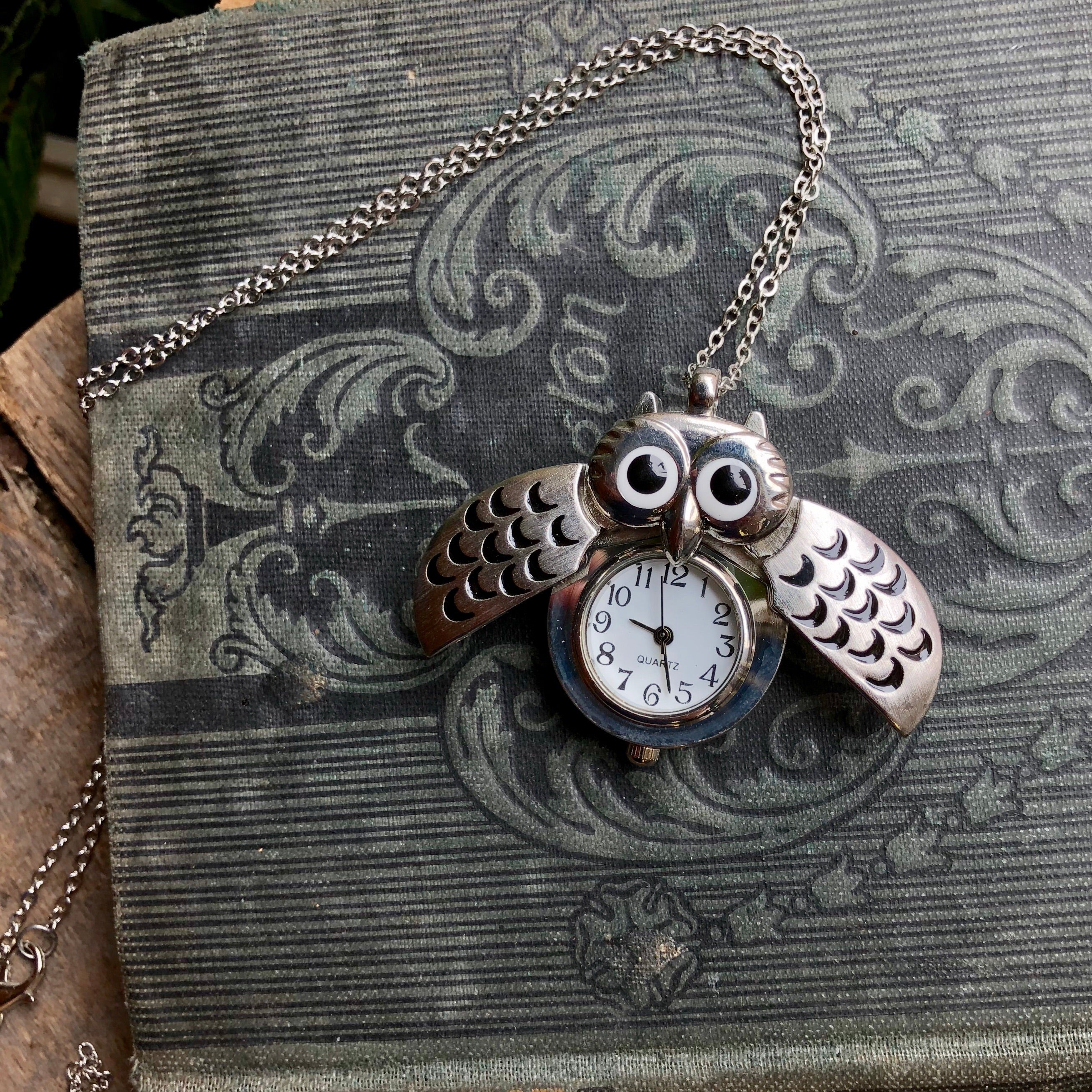 Owl Watch Necklace