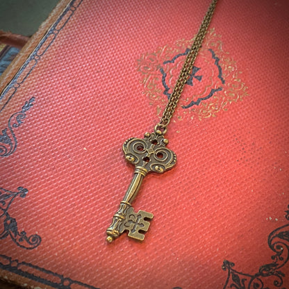 Bronze Key Necklace