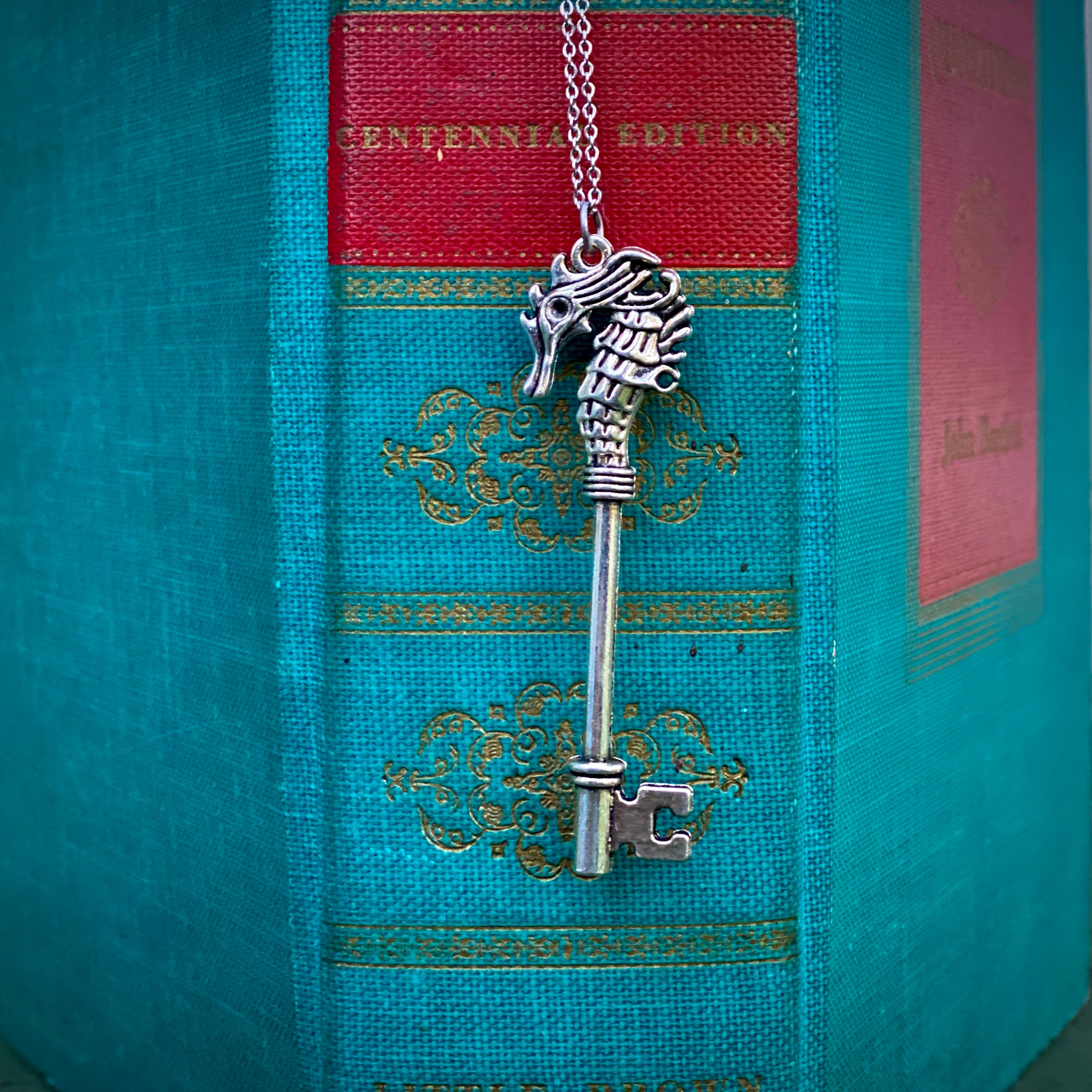 Key Sea Horse Necklace