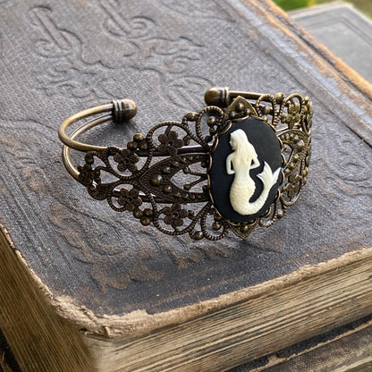 Mermaid Filigree Cuff Bracelet