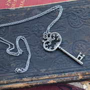 Bronze Skeleton Key Necklace
