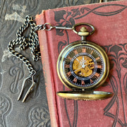 Koi Pocket Watch- on Necklace or Pocket Chain