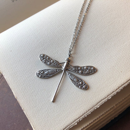 Victorian Dragonfly Necklace