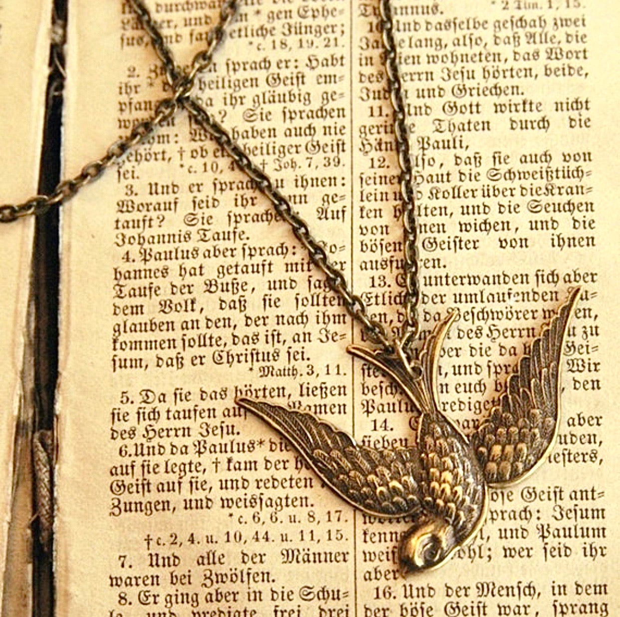 Swooping Bird Necklace