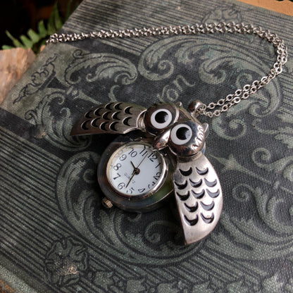 Owl Watch Necklace